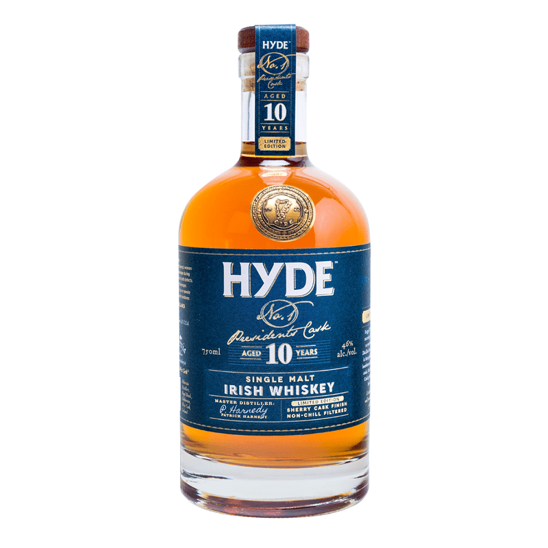Hyde No.1 President's Cask 10 Year Old Sherry Cask Matured Single Malt Irish Whiskey - LoveScotch.com
