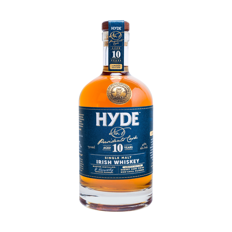 Hyde No.1 President's Cask 10 Year Old Sherry Cask Matured Single Malt Irish Whiskey - LoveScotch.com