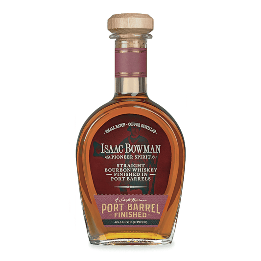 Isaac Bowman Port Barrel Finished Straight Bourbon Whiskey - LoveScotch.com