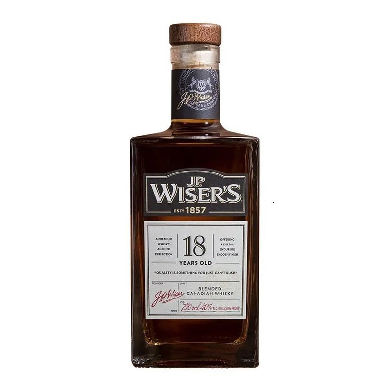 J.P. Wiser's 18 Year Old Blended Canadian Whiskey - LoveScotch.com