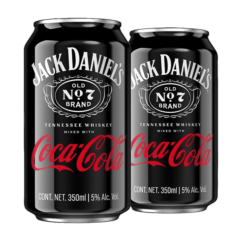 Jack Daniel's Whiskey & Coca-Cola Canned Cocktail 4-Pack - LoveScotch.com