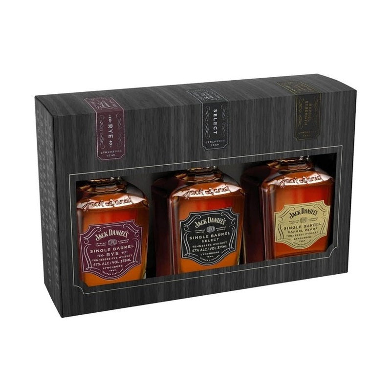 Jack Daniel's Single Barrel 3-Pack Gift Set - LoveScotch.com