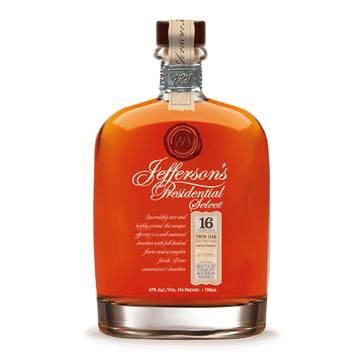 Jefferson's Presidential Select Twin Oak 16 Years Old Kentucky Straight Bourbon Whiskey - LoveScotch.com