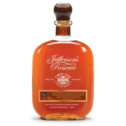 Jefferson's Reserve Twin Oak Custom Barrel Kentucky Straight Bourbon Whiskey - LoveScotch.com
