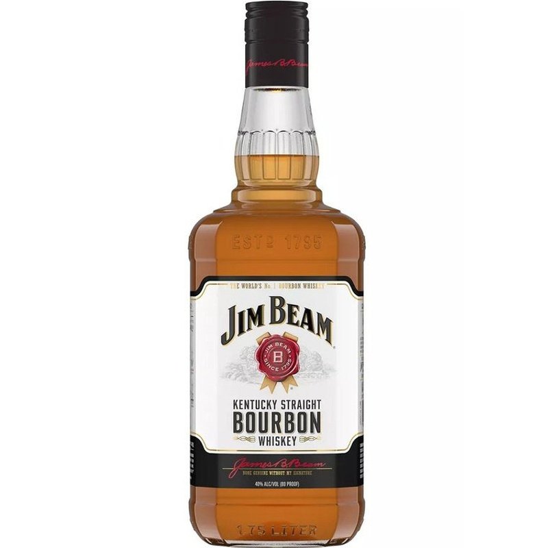 Jim Beam Kentucky Straight Bourbon Whiskey 1.75L - LoveScotch.com