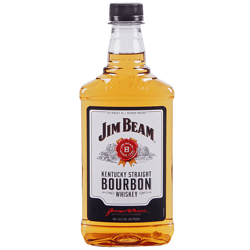 Jim Beam Kentucky Straight Bourbon Whiskey 375ml - PET Bottle - LoveScotch.com