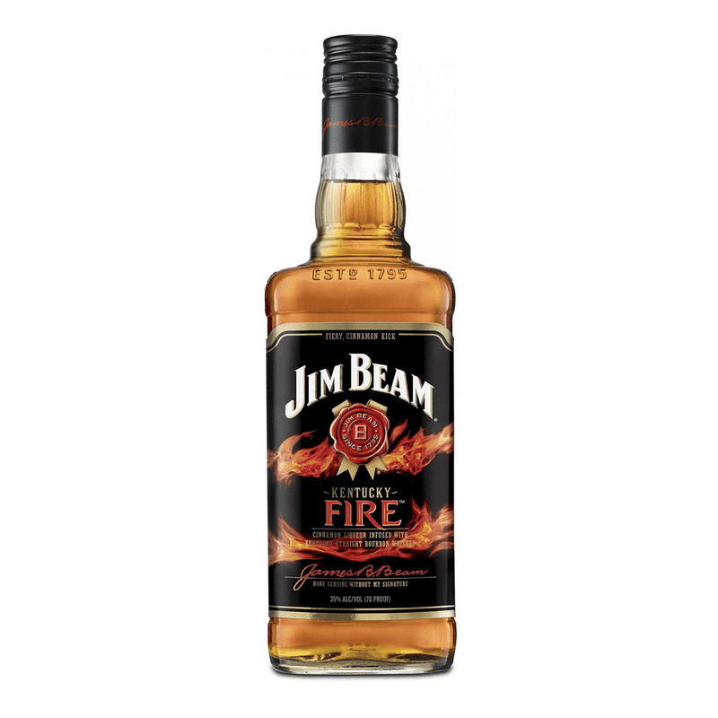 Jim Beam Kentucky Fire Straight Bourbon Whiskey - LoveScotch.com