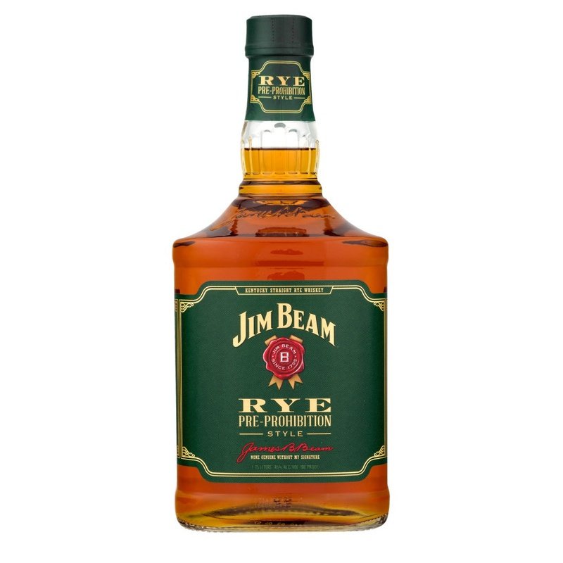 Jim Beam Rye "Pre-Prohibition Style" Kentucky Straight Rye Whiskey (Liter) - LoveScotch.com