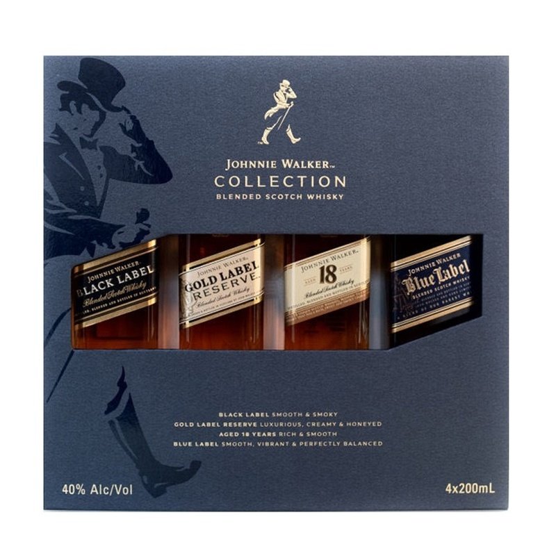 Johnnie Walker The Collection Blended Scotch Whisky Set 4-Pack - LoveScotch.com