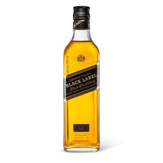 Johnnie Walker Black Label 12 Year Old Blended Scotch Whisky 200ml - LoveScotch.com