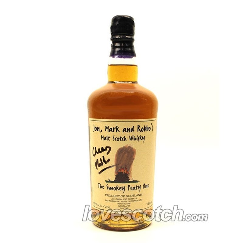 Jon, Mark and Robbo's The Smokey Peaty One (Signed by Robbo) (MC) - LoveScotch.com