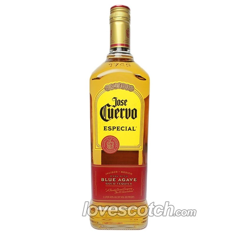 Jose Cuervo Especial Gold Tequila (Liter) - LoveScotch.com