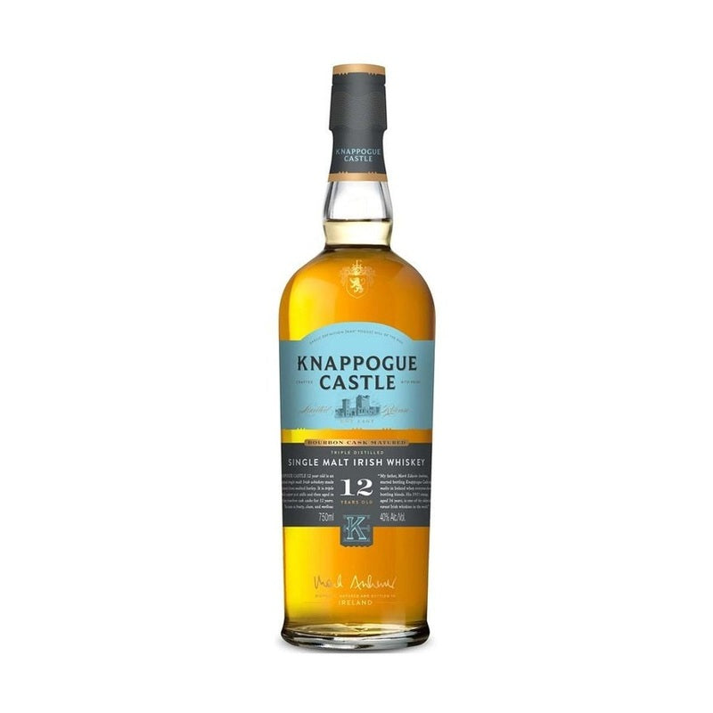 Knappogue Castle 12 Year Old Bourbon Cask Matured Single Malt Irish Whiskey - LoveScotch.com