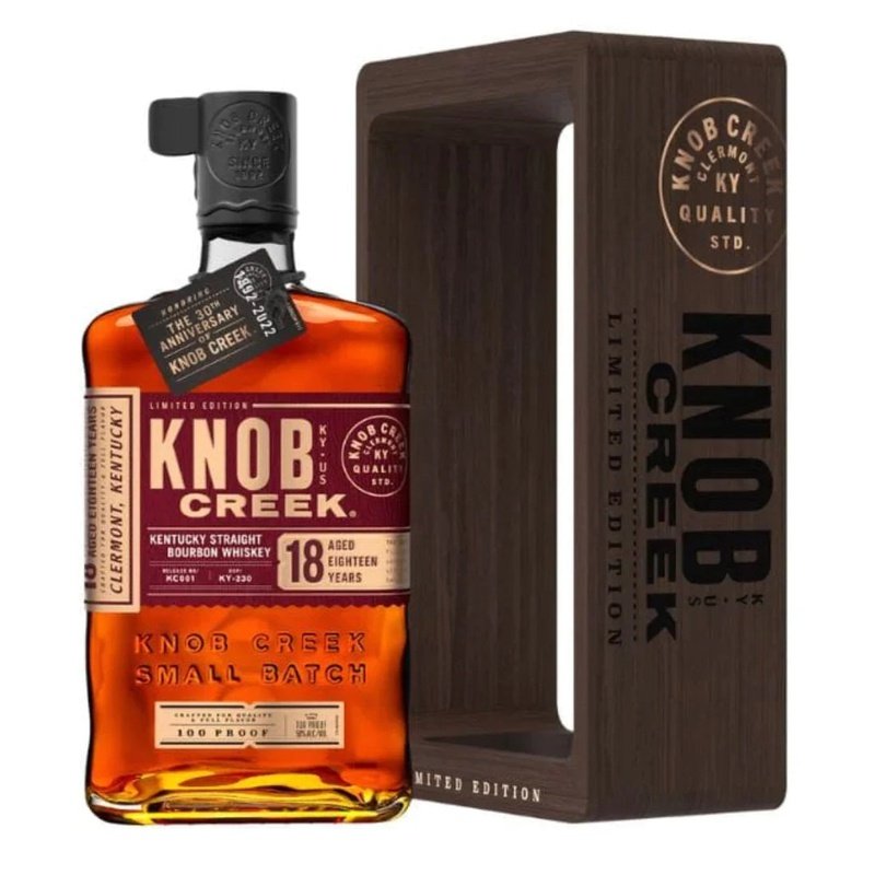 Knob Creek 18 Year Old 30th Anniversary Kentucky Straight Bourbon Whiskey - LoveScotch.com