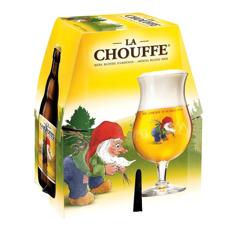 La Chouffe Belgian Blonde Ale Beer 4-Pack - LoveScotch.com