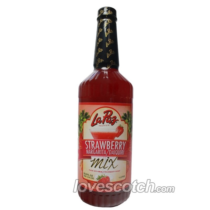 La Paz Strawberry Margarita Mix - LoveScotch.com