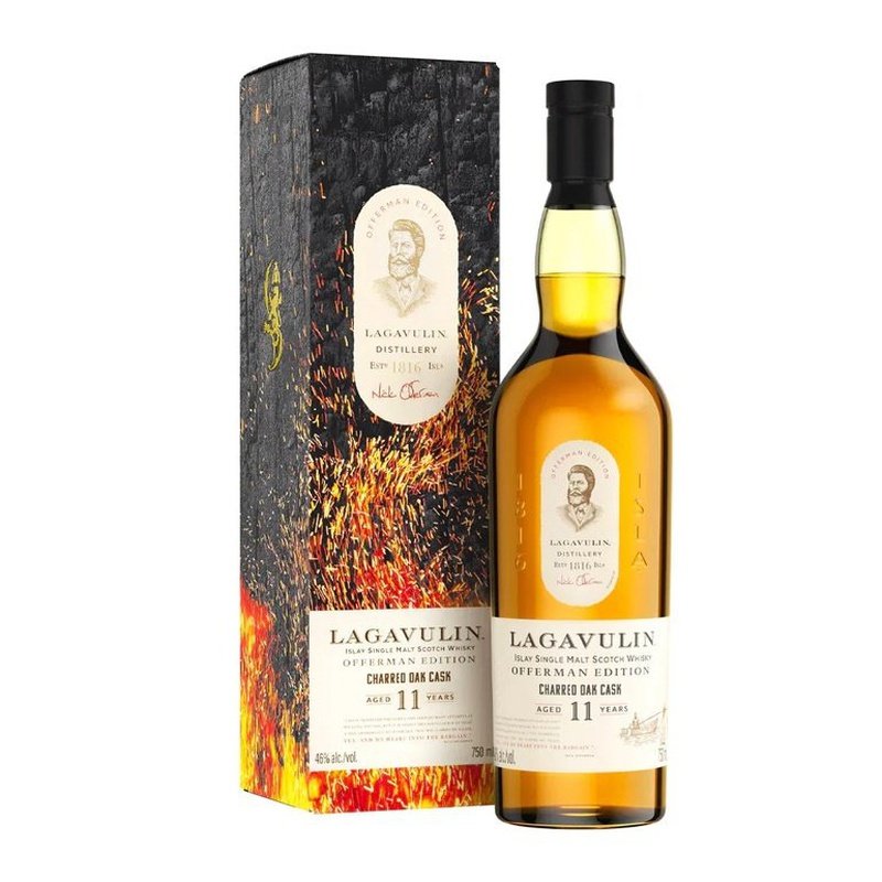 Lagavulin 11 Year Old 'Offerman Edition' Charred Oak Cask Islay Single Malt Scotch Whisky - LoveScotch.com
