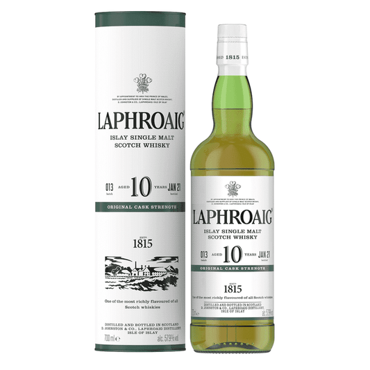 Laphroaig 10 Year Old Cask Strength Batch #013 Islay Single Malt Scotch Whisky - LoveScotch.com