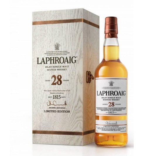 Laphroaig 28 Year Old Islay Single Malt Scotch Whisky Limited Edition - LoveScotch.com