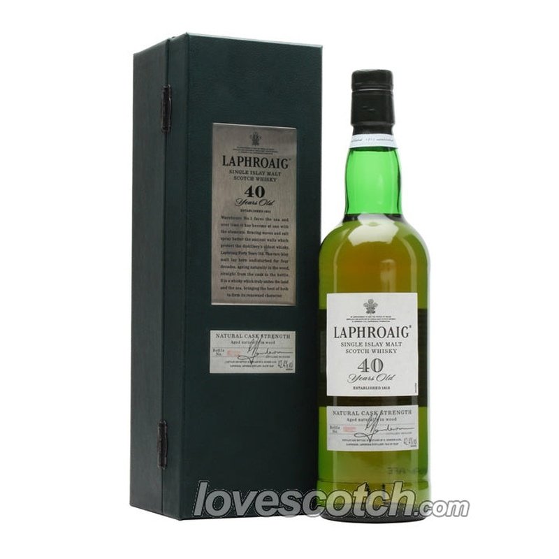 Laphroaig 40 Year Old - LoveScotch.com