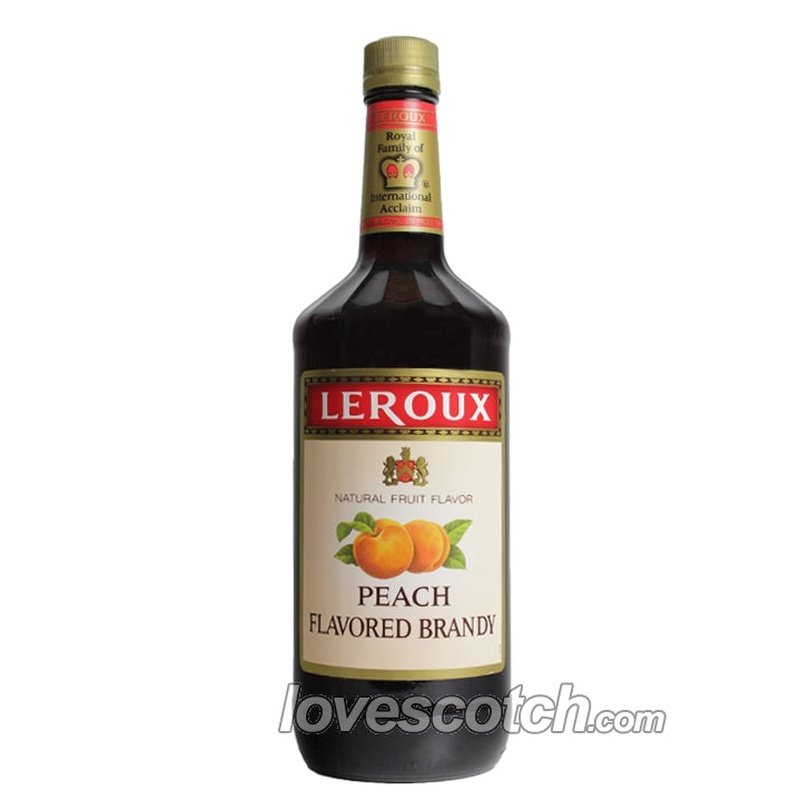 LeRoux Peach Flavored Brandy (Liter) - LoveScotch.com