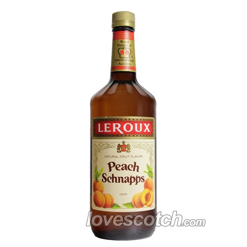 LeRoux Peach Schnapps ( Liter) - LoveScotch.com