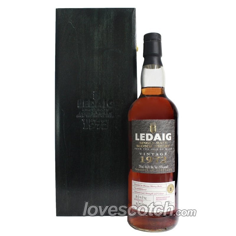 Ledaig Tobermory Distillery Isle of Mull 32 Year Old 1972 - LoveScotch.com