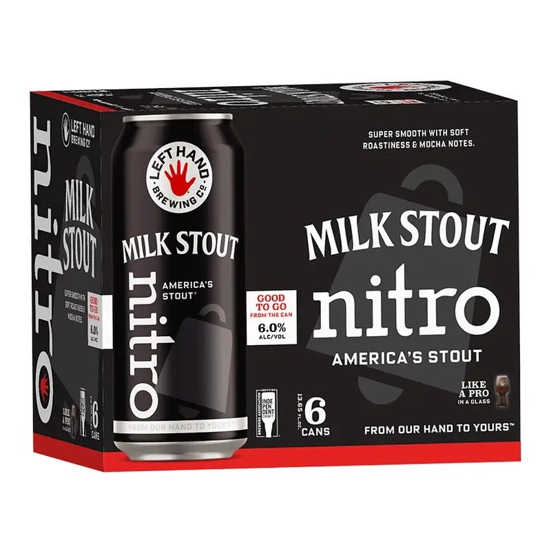 Left Hand Brewing Co. Nitro Milk Stout Beer 6-Pack - LoveScotch.com