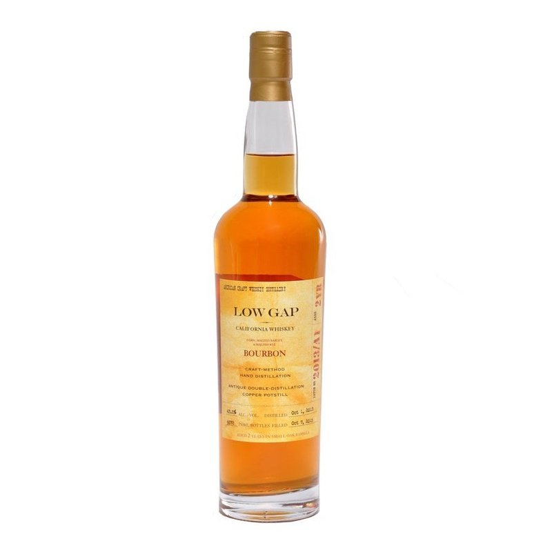 Low Gap 2 Year Old Bourbon California Whiskey - LoveScotch.com