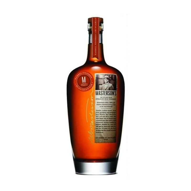 Masterson's 10 Year Old Hungarian Oak Barrel Finished Straight Rye Whiskey - LoveScotch.com