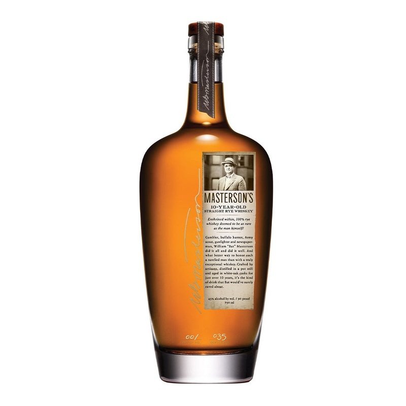 Masterson's 10 Year Old Straight Rye Whiskey - LoveScotch.com