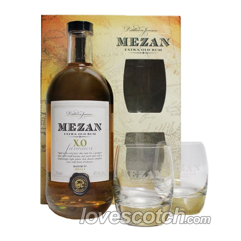 Mezan Jamaica XO Rum Gift Set - LoveScotch.com