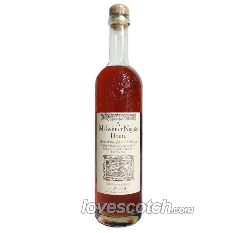 A Midwinter Nights Dram Rye Whiskey - LoveScotch.com