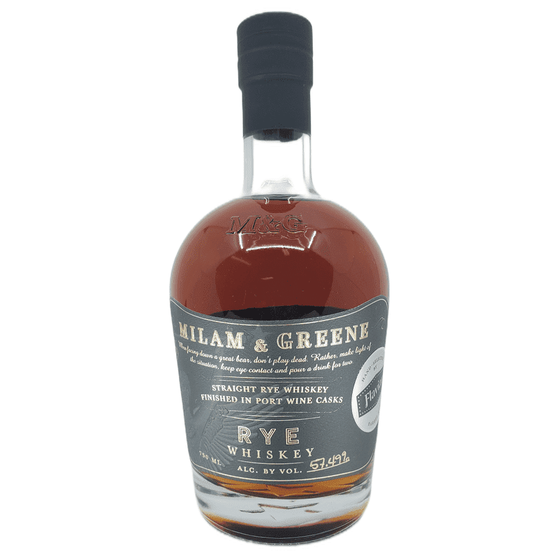 Milam & Greene 'Flaviar Private Barrel' Port Cask Finish Straight Rye Whiskey - LoveScotch.com