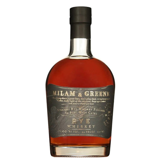 Milam & Greene Port Cask Finish Straight Rye Whiskey - LoveScotch.com