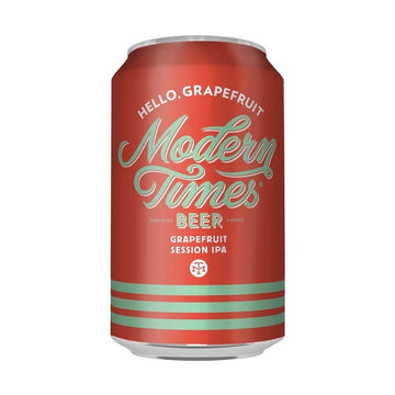 Modern Times Hello Grapefruit Session IPA Beer 6-Pack - LoveScotch.com