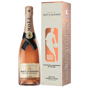 Moët & Chandon Nectar Impérial Rosé Champagne NBA Gift Box - LoveScotch.com
