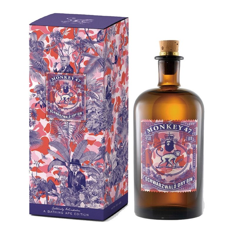 Monkey 47 'A Bathing Ape' Edition Schwarzwald Dry Gin (375ml) - LoveScotch.com