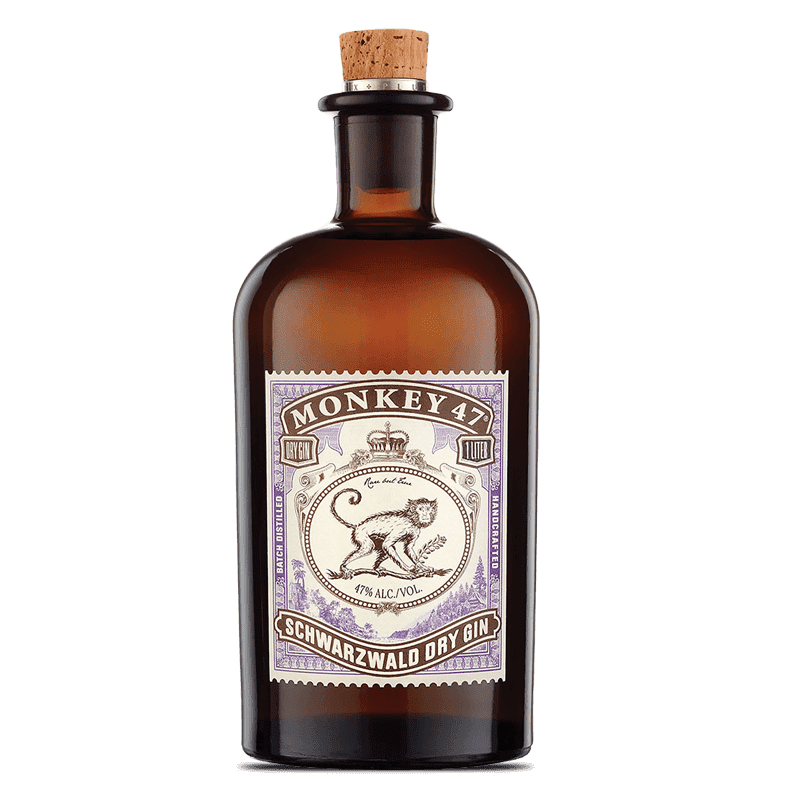 Monkey 47 Schwarzwald Dry Gin (Liter) - LoveScotch.com