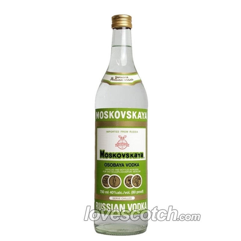 Moskovskaya Russian Vodka - LoveScotch.com