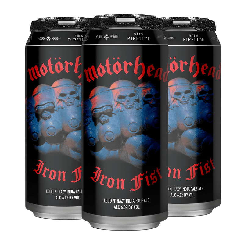Motorhead Iron Fist Loud N' Hazy IPA Beer 4-Pack - LoveScotch.com