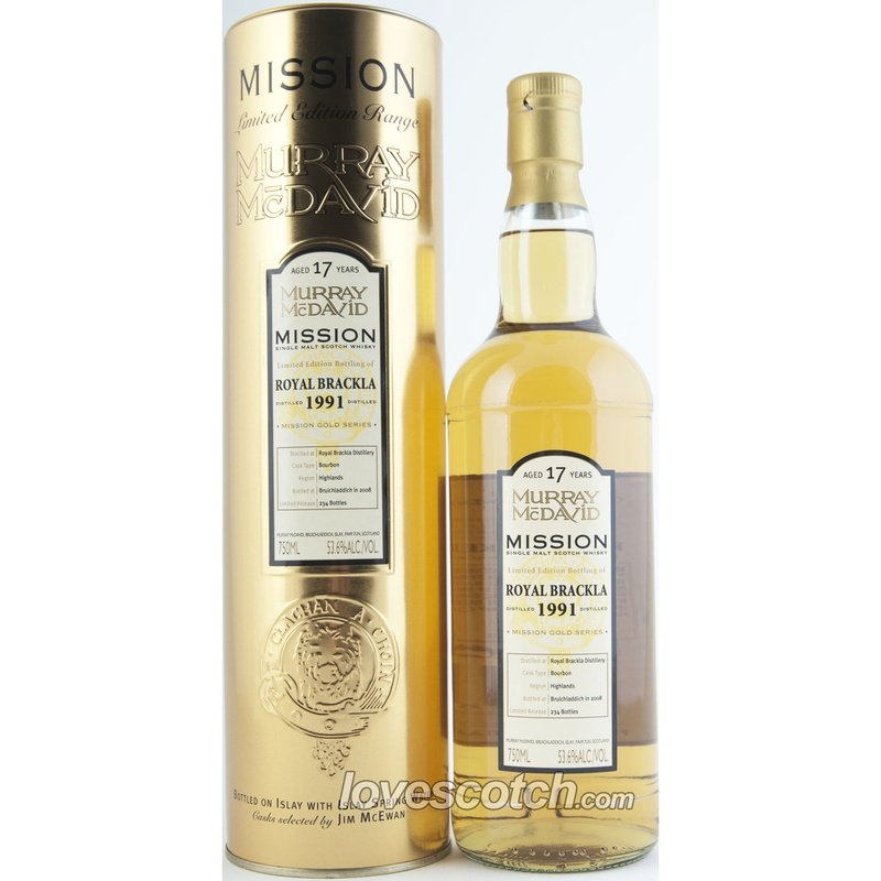 Murray McDavid Mission Royal Brackla 17 Year Old - LoveScotch.com