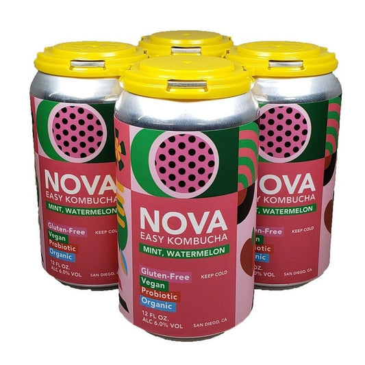 Nova Easy Kombucha Mint - Watermelon 4-Pack - LoveScotch.com