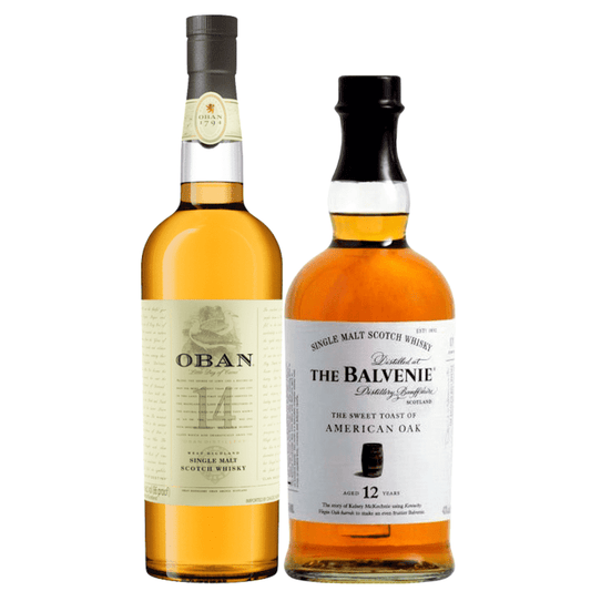 Oban 14 Year Old & Balvenie 12 Year Old Sweet Toast Bundle
