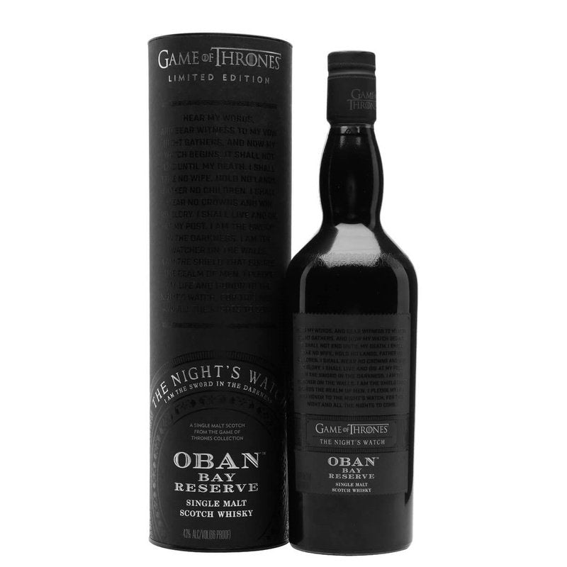 Oban Bay Reserve 'Game of Thrones - The Night's Watch' Single Malt Scotch Whisky - LoveScotch.com