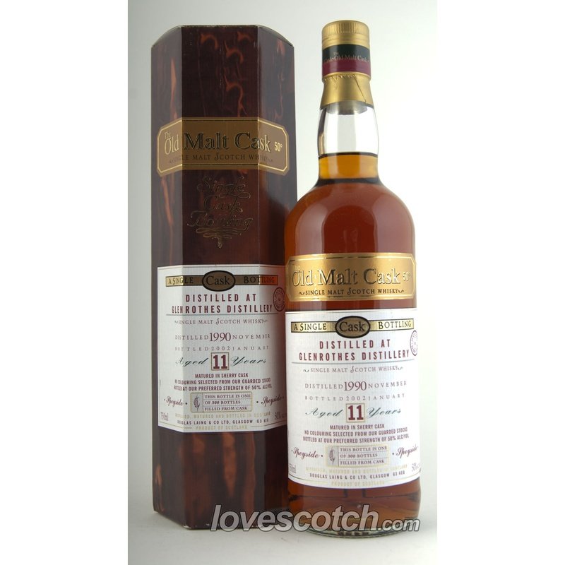 Old Malt Cask Glenrothes Speyside 11 Years Old - LoveScotch.com