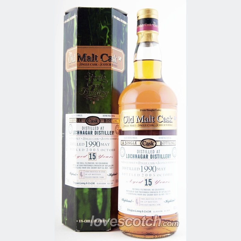 Old Malt Cask Lochnagar 15 Years Old 1990 - LoveScotch.com