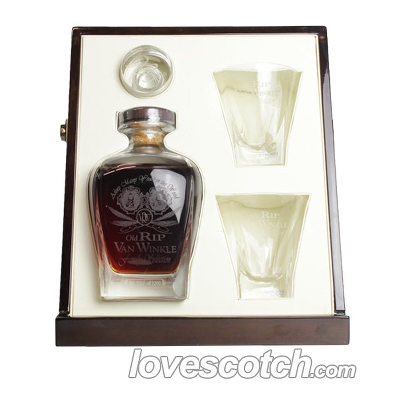 Old Rip Van Winkle 23 Year Old Decanter Set with Glasses - LoveScotch.com