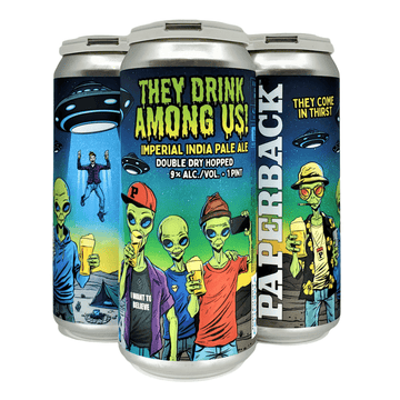 Paperback Brewing Co. They Drink Among Us! Imperial IPA Beer 4-Pack - LoveScotch.com