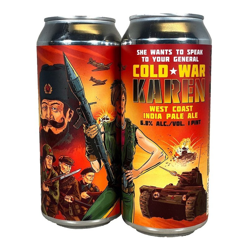 Paperback Brewing Co. Cold War Karen West Coast IPA Beer 4-Pack - LoveScotch.com